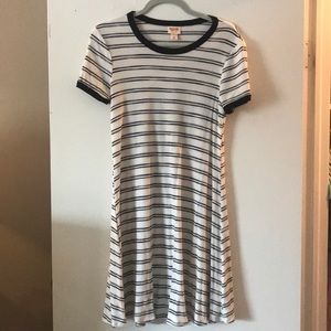 Black and white dress